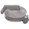 My Brest Friend Nursing Pillow Slipcover - Dark Grey Deluxe Replacement Cover With Pocket