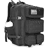 MoonWang 55L Tactical Backpack Heavy Duty Military Rucksack Molle Backpack 3 Day Assault Pack for Work Outdoors
