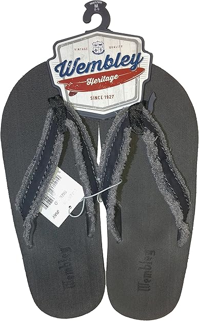 frayed canvas flip flops