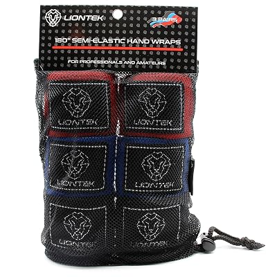 LIONTEK 180 Inch Boxing Hand Wraps (3 Pairs) with Nepal | Ubuy