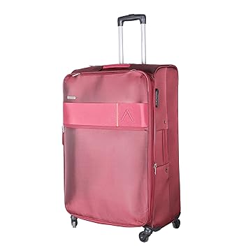 Aristocrat Estate 80 cms Polyester Red Softsided Check-in Luggage (STESTWH81RED)