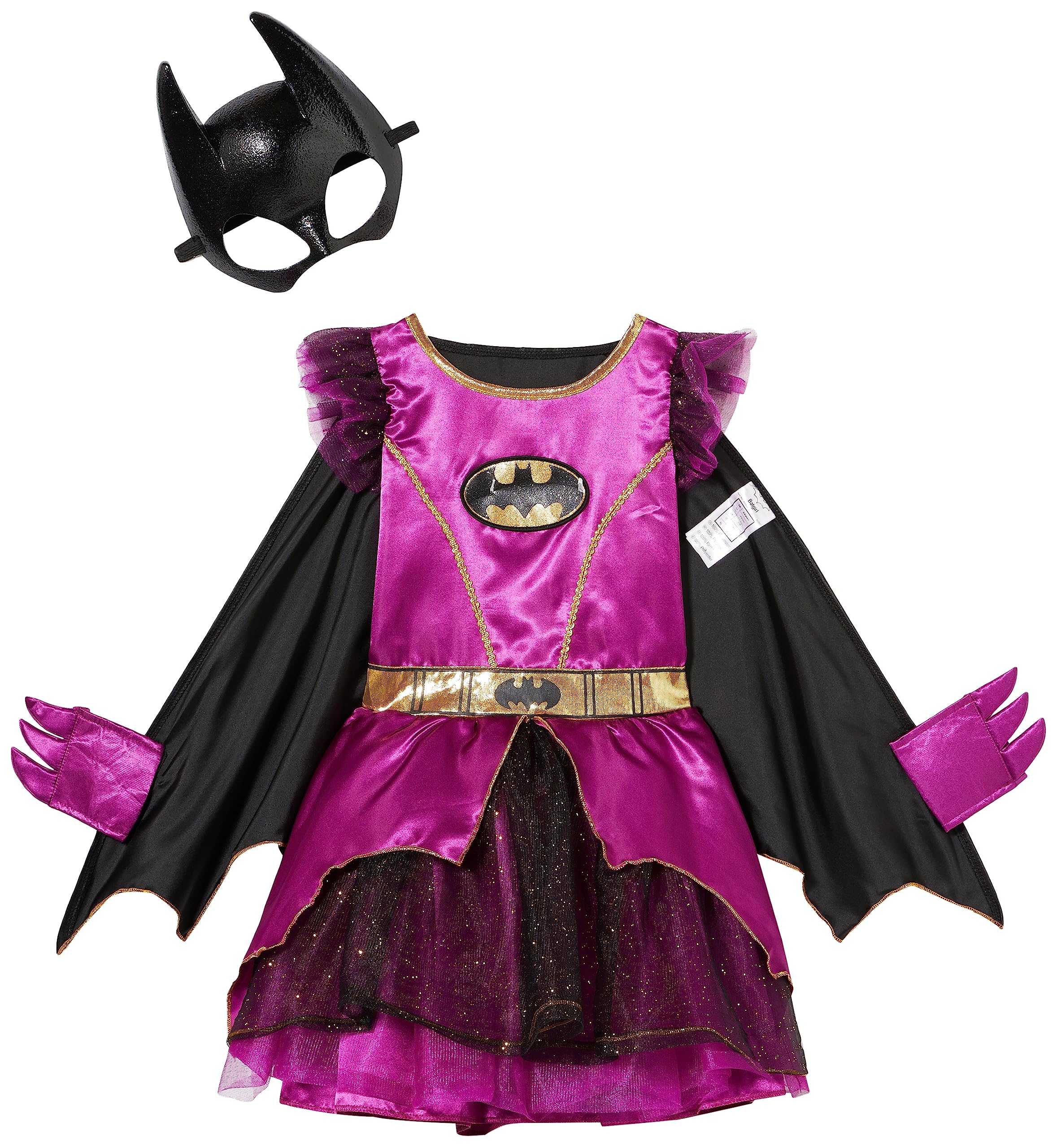 Amscan 9906298 Child Girls Official Warner Bros. Licensed Purple Comic Book Batgirl Classic Fancy Dress Costume (6-8 years)
