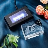 Ornalrist Crystal Best Mum 3D Heart Glass Night Light Gift view 6