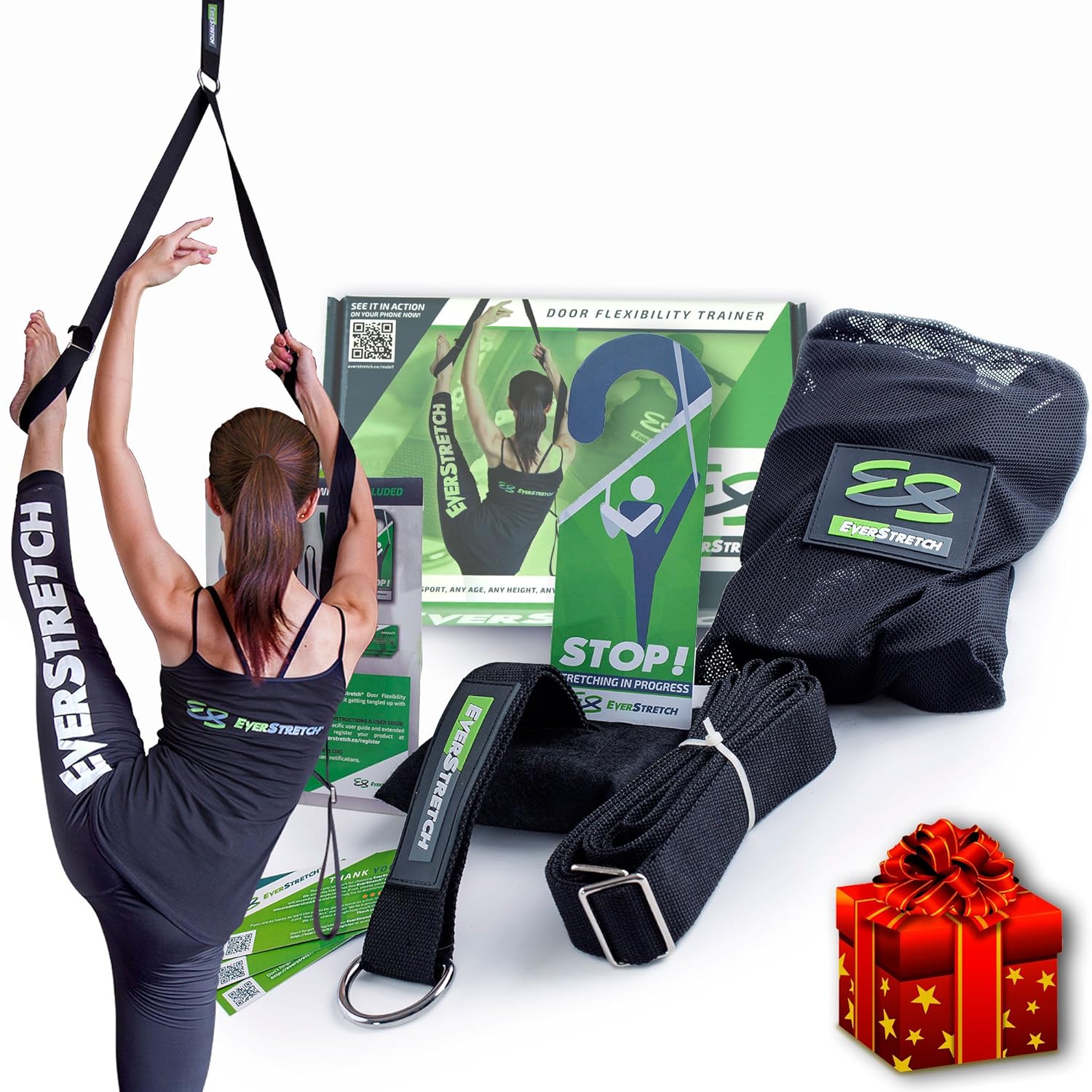 EverStretch Leg Stretcher Door Flexibility Trainer PRO • Total Online Gym