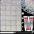 25000Pcs Resin Jelly Rhinestones with Tweezers for Crafting, Transparent AB Flatback Gems, Bedazzling Crystal with 3Pcs 10ml B7000 Jewelry Glue for DIY Crafts Clothing Tumblers Shoes Fabric Nail Art