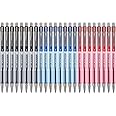Pilot Better Ball Point Retractable Pen Assortment, Fine Point, 8 Each Black, Blue, and Red (24 Pens Total)
