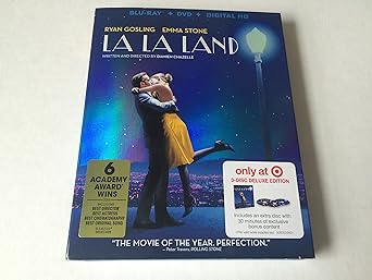 Amazon Com La La Land 3 Disc Deluxe Limited Edition Target Exclusive Ryan Gosling Emma Stone Damien Chazelle Movies Tv