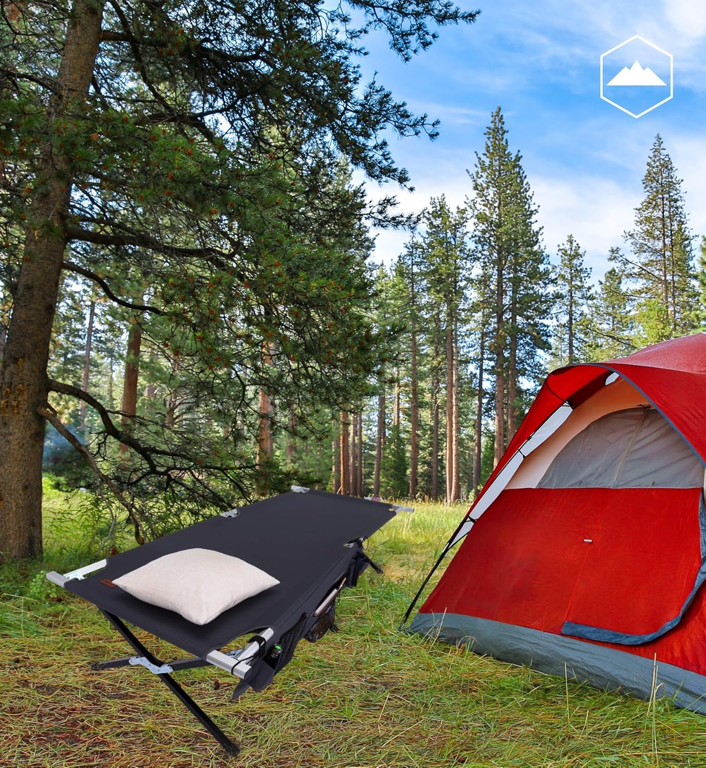 and Backpacking HeavyDuty & Portable Cots for Adults Lightweight Tough