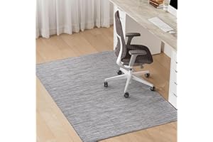 Cybstrax Office Chair Mat for Hardwood & Tile Floor, 36"x48" Desk Computer Chair Mat, Anti Slip, Non-Curve, Floor Protector Under Desk Low-Pile Office Rug for Rolling Chair