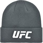 Concept One Unisex Adult UFC Beanie Hat, Cuffed Winter Knit Cap with Logo