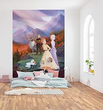 Disney Fototapete Von Komar Frozen Spring Is Coming Grosse 184 X 254 Cm Breite X Hohe Frozen 2 Eiskonigin Tapete Wandgestaltung Kinderzimmer Dekoration 4 4105 Amazon De Baumarkt