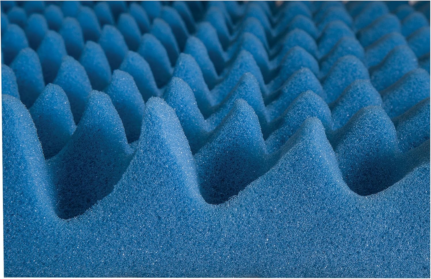 DMI Convoluted Foam Bed Pad Mattress Topper, Hospital Size, Blue, 33 x 72 x 4 Inch: Health & Personal Care