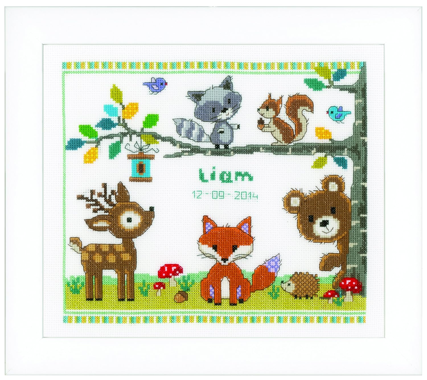 Vervaco Counted Cross Stitch Kit Forest Animals I AIDA
