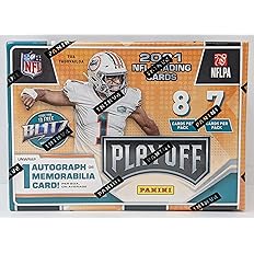 2021 Panini Playoff NFL Football Blaster Box (56 Cards) One Autograph or Memorabilia Card