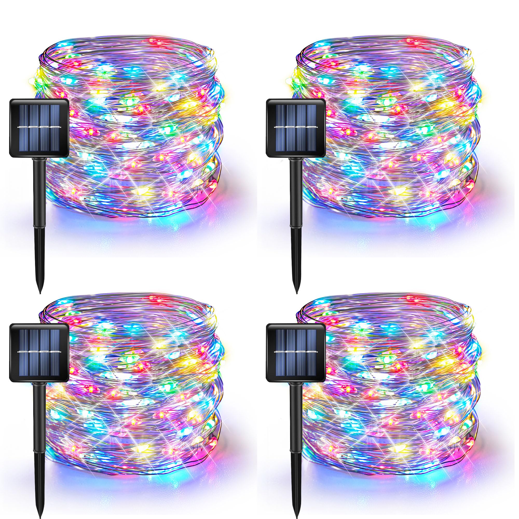 Dazzle Bright 4 Pack Solar String Lights