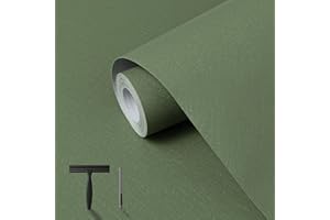 PRACTICALWS Green Peel and Stick Wallpaper 118.1''x17.7'' Green Contact Paper for Cabinets and Drawers with Tools, Removable Self Adhesive Thicken Wall Paper for Home Wall Decoration and Covering Old Furniture