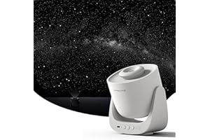 Star Projector, Orzorz Galaxy Night Light, Home Planetarium Projector with Rechargeable Battery, Sky Light Living Room Decor, Real Starry Nebula, Planet Presentation for Kids, Teen Girls, Adults…