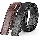 BELTROAD Ratchet Belt Strap for Men Leather Belts Without Buckle Replacement Leather Belt Strap Only 35mm for 40mm Buckle