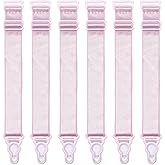 Satini Adjustable Metallic Clip Wide Suspender Belt Lingerie Straps