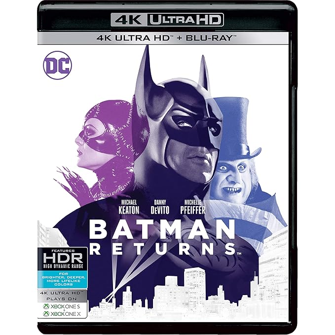 Batman Returns 4k Uhd Hd 2 Disc Amazon In Michael Keaton Danny Devito Michelle Pfeiffer Christopher Walken Michael Gough Tim Burton Michael Keaton Danny Devito Movies Tv Shows Batman Returns 4k Uhd Hd 2 Disc Amazon In Michael Keaton Danny Devito Michelle Pfeiffer Christopher Walken Michael Gough Tim Burton Michael Keaton Danny Devito Movies Tv Shows