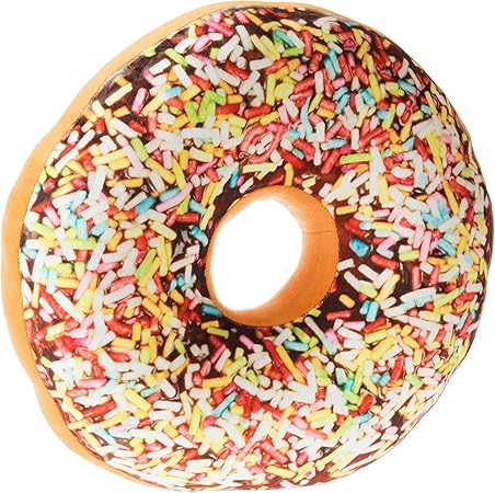Donut Cushion Size 35cm Chocolate Sprinkles Doughnut Pillow