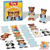 Ravensburger Teddy Mix &amp; Match - Interactive Children's Game | Quick Play | Ideal for Age 2 and Up | Classic Family Fun | Quality Craftsmanship