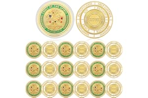 Siifert 20 Pcs Christian Fruit of The Spirit Coins Love Joy Peace Patience Kindness Tokens Coins Funny Christian Gifts Challenge Pocket Token for Prayer
