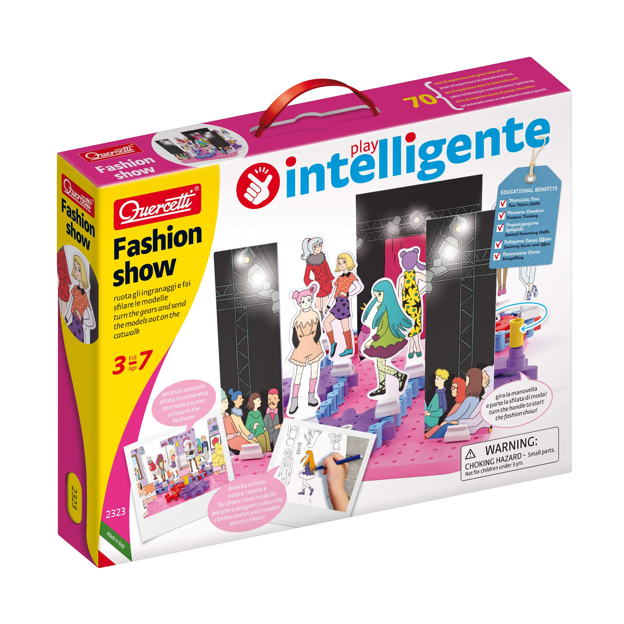 Quercetti - Fashion show, fashion game, dolls