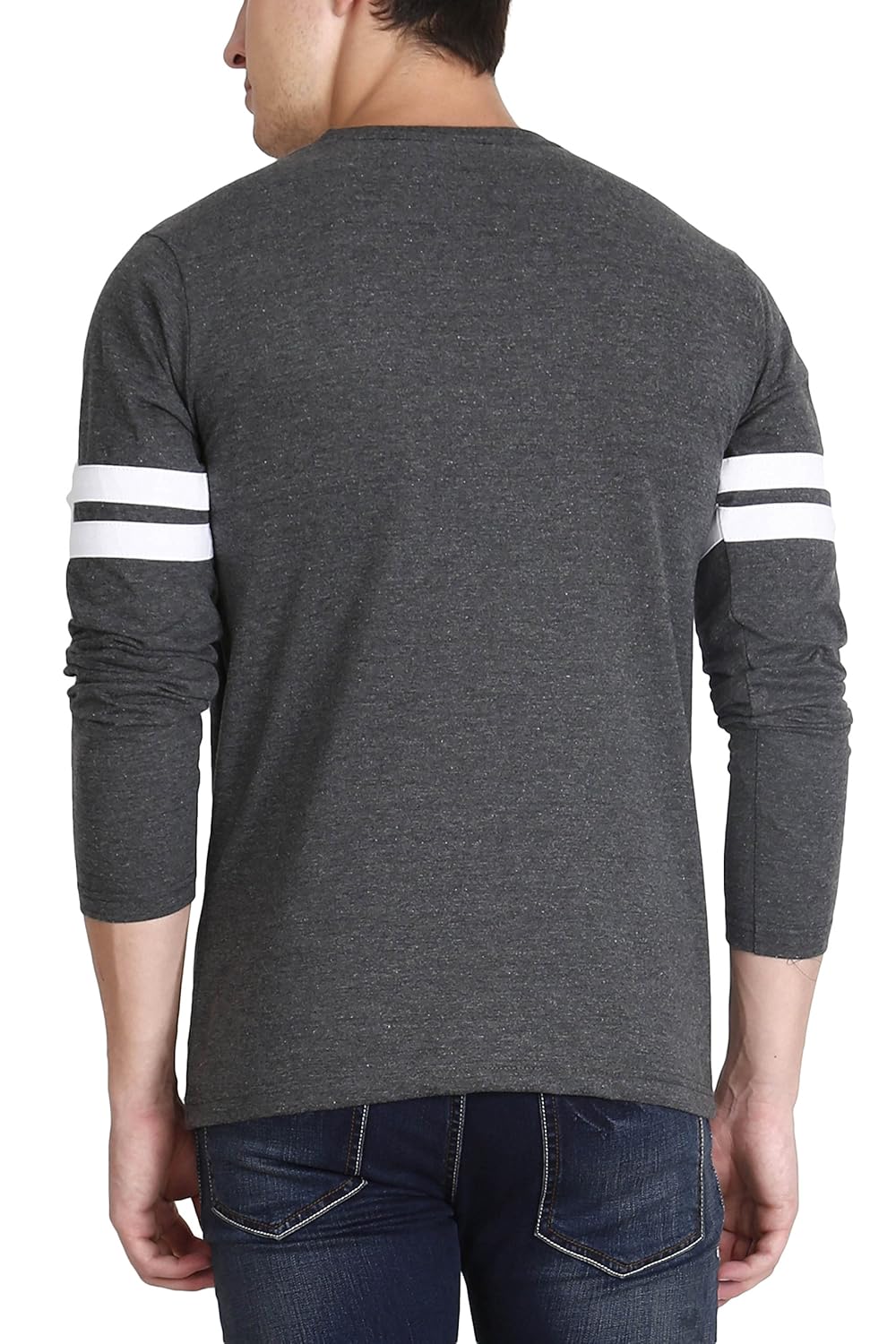 fleximaa men's cotton printed full sleeve folding t-shirt