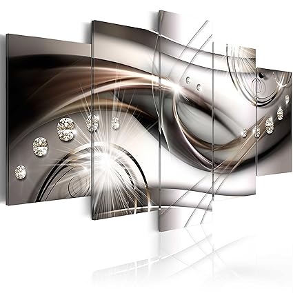 murando - Acrylglasbild Abstrakt 200x100 cm - 5 Teilig - Bilder Wandbild - modern - Decoration a-A-0174-k-n