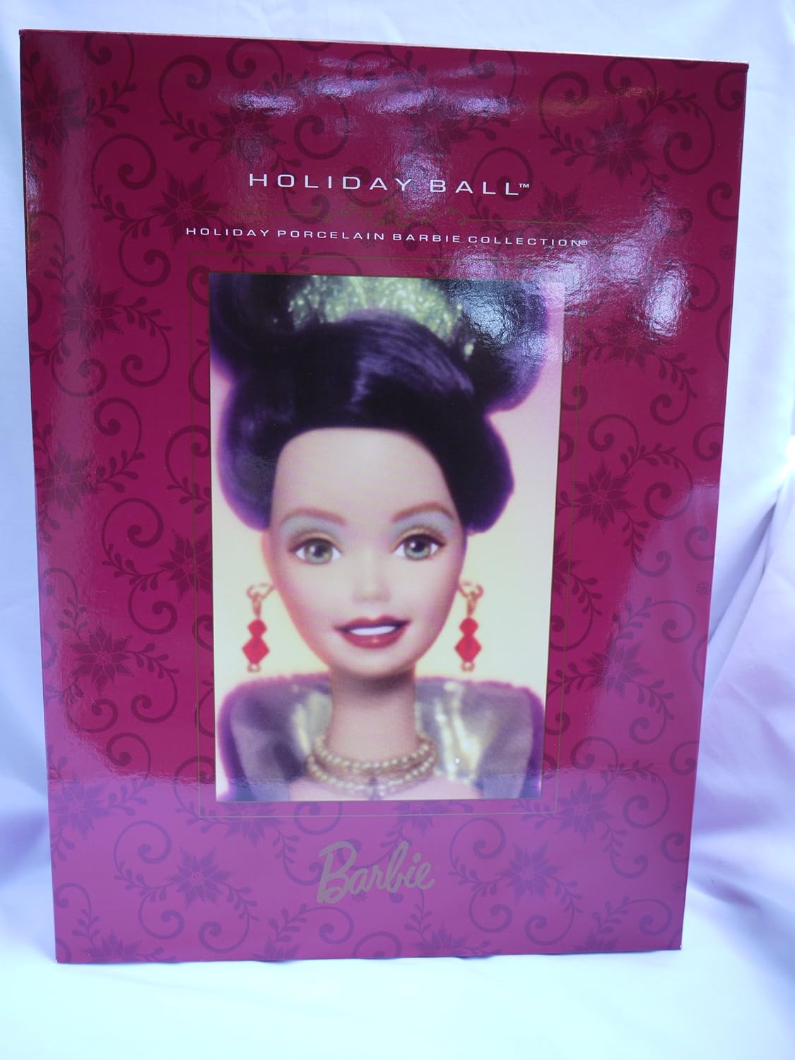 porcelain holiday barbie