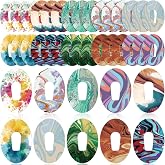 Siifert 30 Pack Waterproof Adhesive Patches, Compatible with Dexcom G6 | Breathable Water-resistant over Patches, Pre Cut Adhesive Cgm Tape Stickers Sensor Covers for Monitor Sensor, 10 Styles