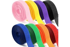 Chuangdi 8 Rolls Carpet Marker Strips Carpet Nylon Carpet Strips for Classroom, Teachers, Office, Social Distance, 8 Colors(1