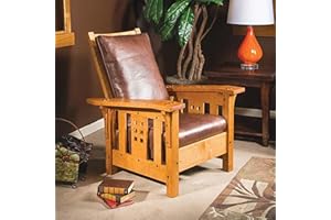 WOODCRAFT MAGAZINE Woodworking Paper Plan For Modern Morris Chair - Material Not Included