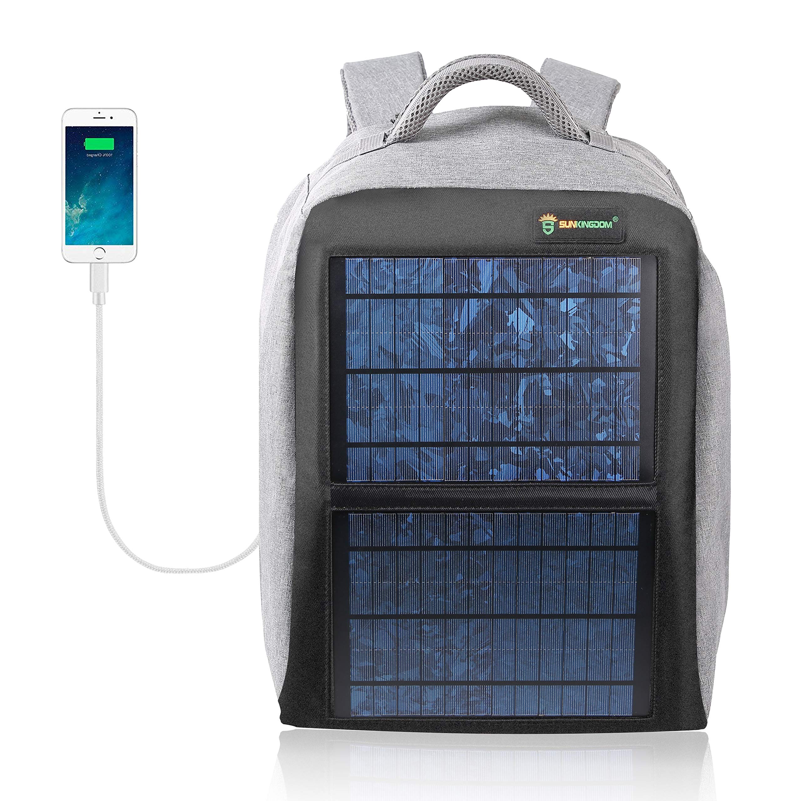 solar charging backpack