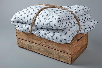 Force Kids Tapis Déveil Petites étoiles Gris Sur Blanc