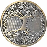 Celtic Tree of Life Kilt Belt Buckle – Traditional Scottish Design with Antique Finish, Ideal for Kilts and Highland Attire