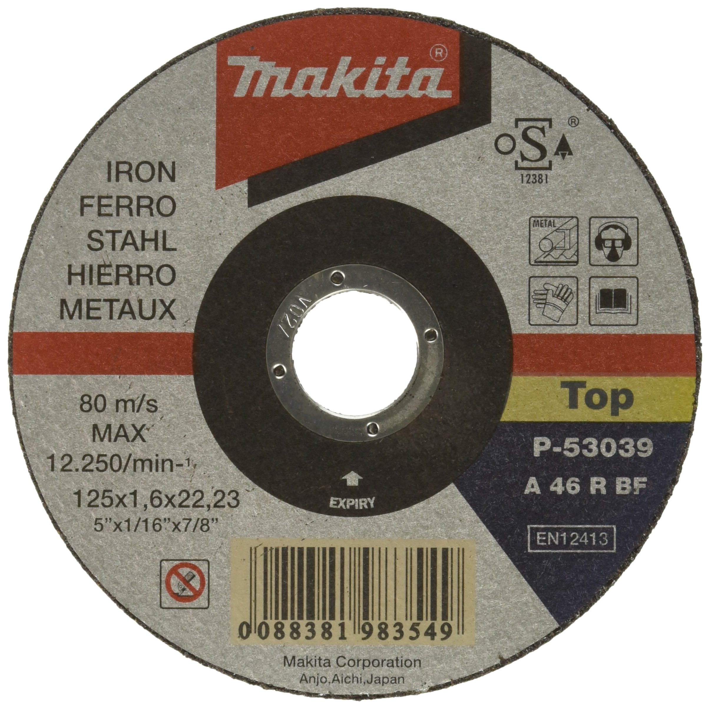 Makita Disco Extrafino para cortar Metal - 125 mm / 1.6 mm