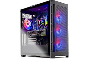 SKYTECH GAMING Skytech Blaze Gaming PC, Ryzen 7 7800X3D 4.2 GHz, RTX 4070 Ti Super 16GB GDDR6X, 2TB NVME Gen4, 32GB DDR5 RAM RGB, 850W Gold ATX 3.0 PSU, Wi-Fi, Win 11 Home