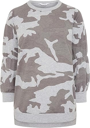 plus size camo sweater