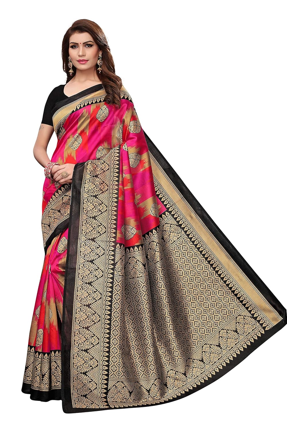 anni designer mysore silk saree with blouse piece