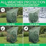 ADEPTNA Heavy Duty Patio Stacking Chair Cover, Weather Resistant Protection view 4