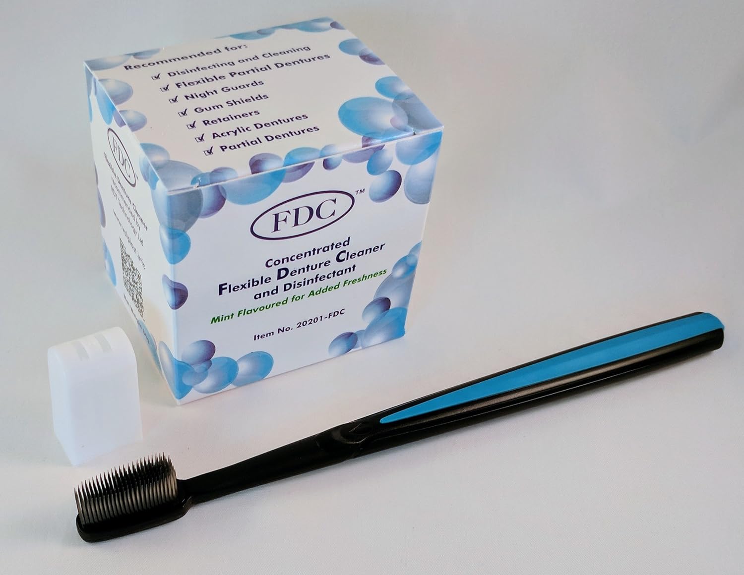 Flexible Denture Cleaner & Silicone Brush 3 Months Supply Valplast