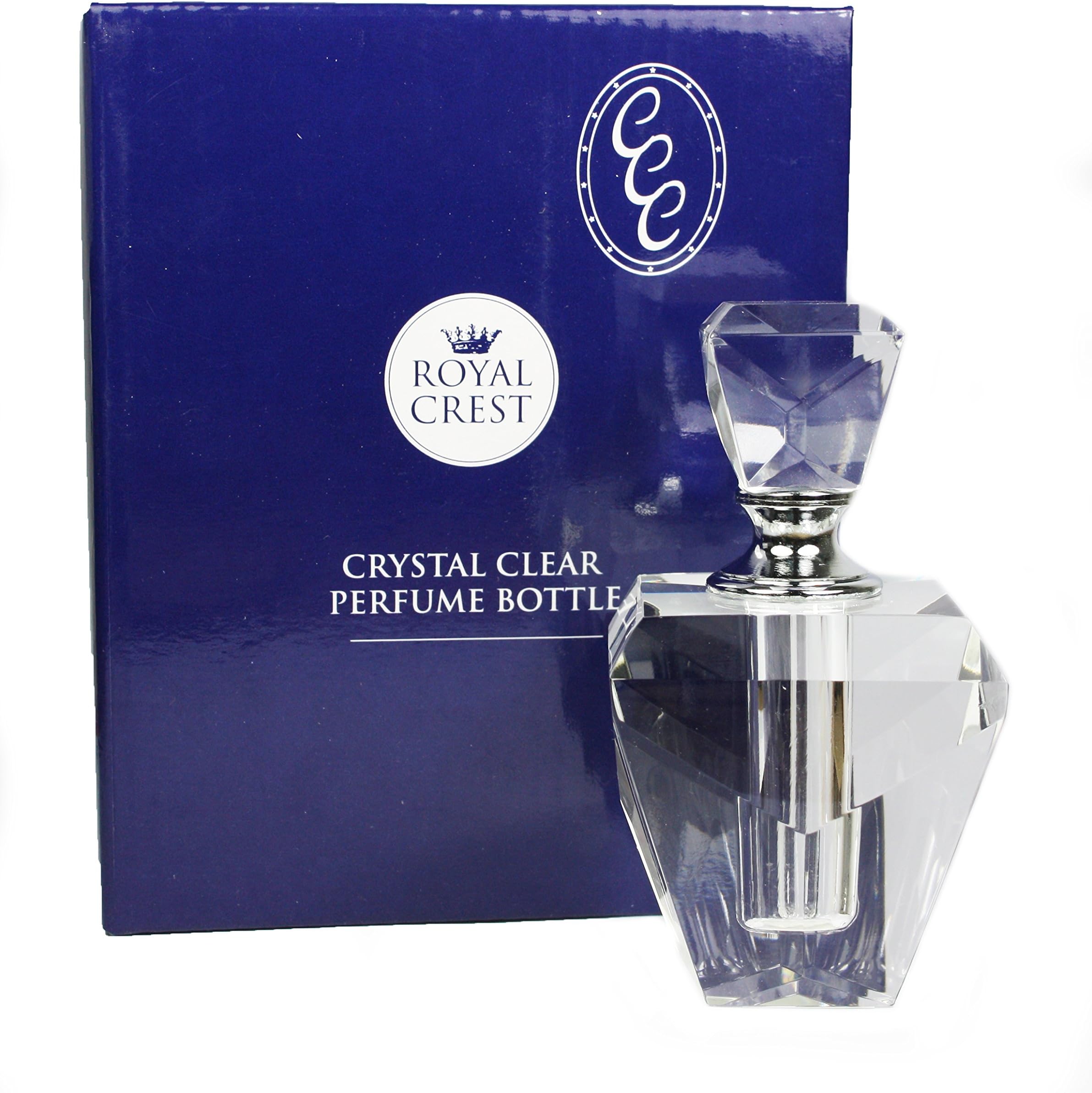 Royal Crest Crystal Clear Perfume Bottle (Type 4)