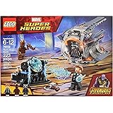 LEGO Juego de Construcción Marvel Super Heroes Avengers Infinity War, Thor, Groot y Rocket, Aventura tras el arma de Thor (76102)