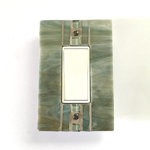 Amazon Com Glass Switch Plate Green Light Switch Cover Outlet