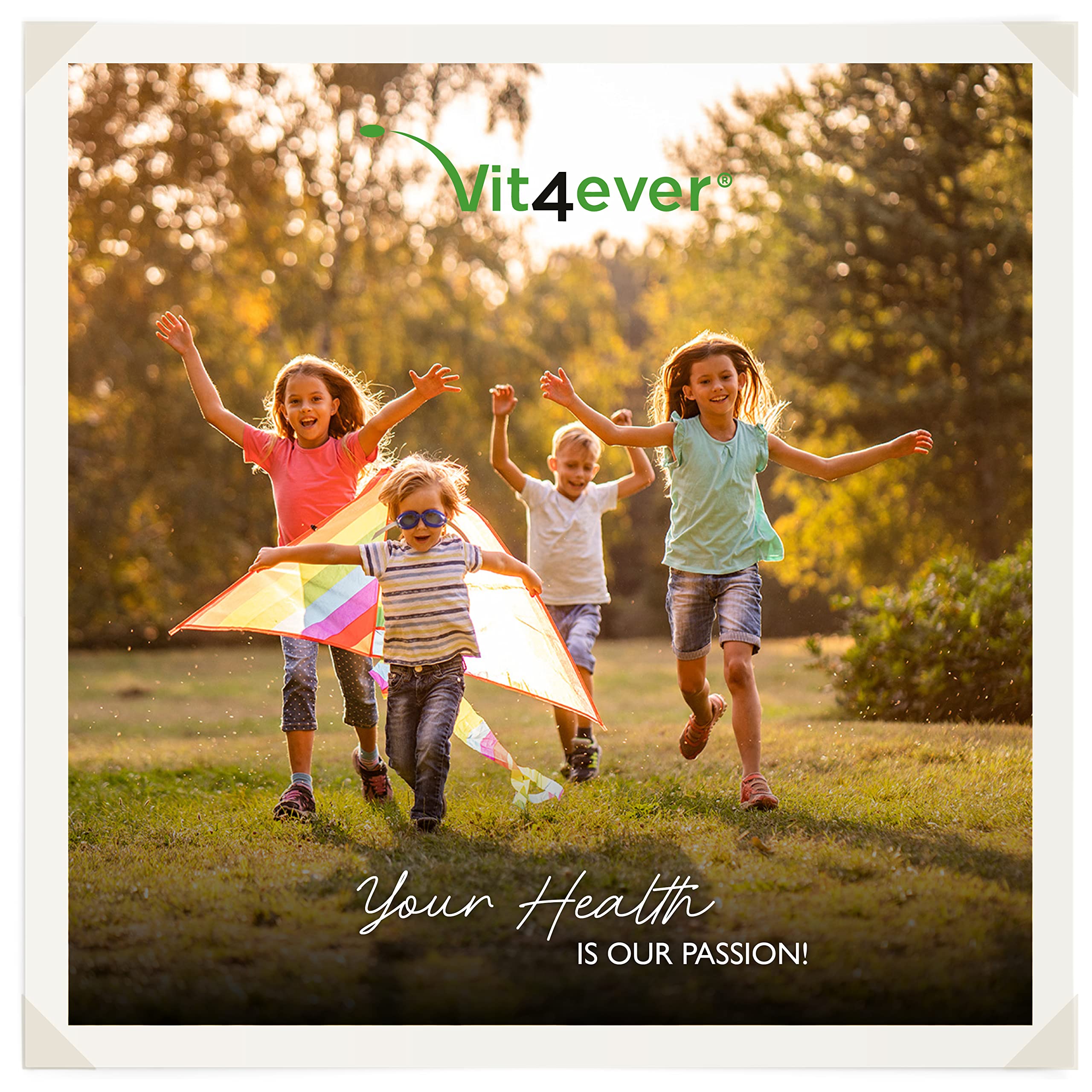 vit4ever Vitamin D3 K2 Tropfen für Kinder für 300 Tage (10 Monate) - 500 I.E. Vitamin D & 25 μg Vitamin K2 - Hoch bioverfügbar durch Original K2VITAL® - Ohne schädliche Zusätze - Vitamine für Kids 8