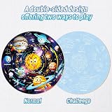 SYNARRY Giant Solar System Floor Puzzle 70 Pieces Round Space Education view 2