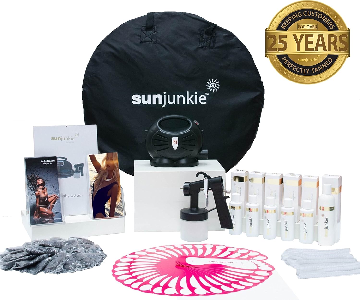 Sunjunkie Spray Tan Kit Kit Includes Spray Tan Machine Tanning
