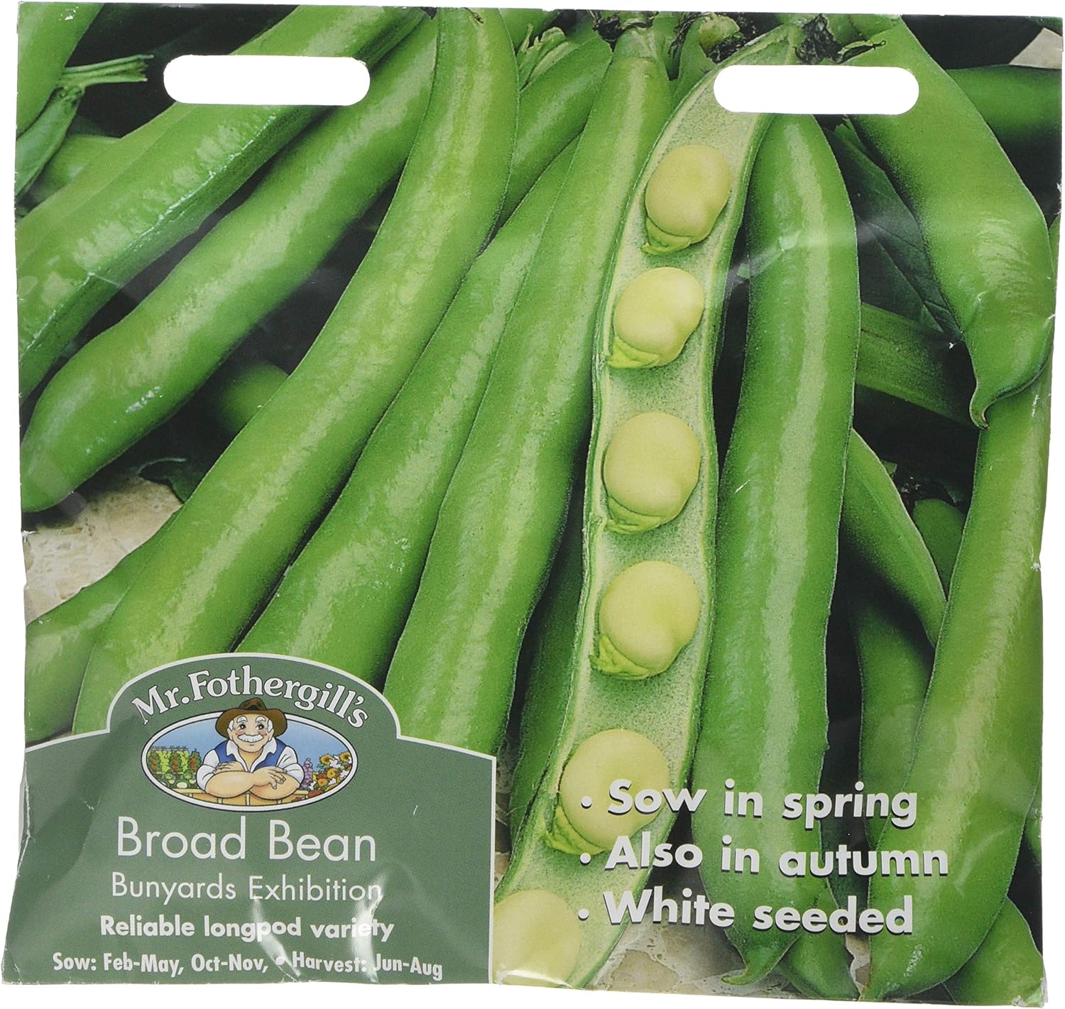 Mr. Fothergill's Bunyards Exhibition Broad Bean Seeds Amazon.co.uk